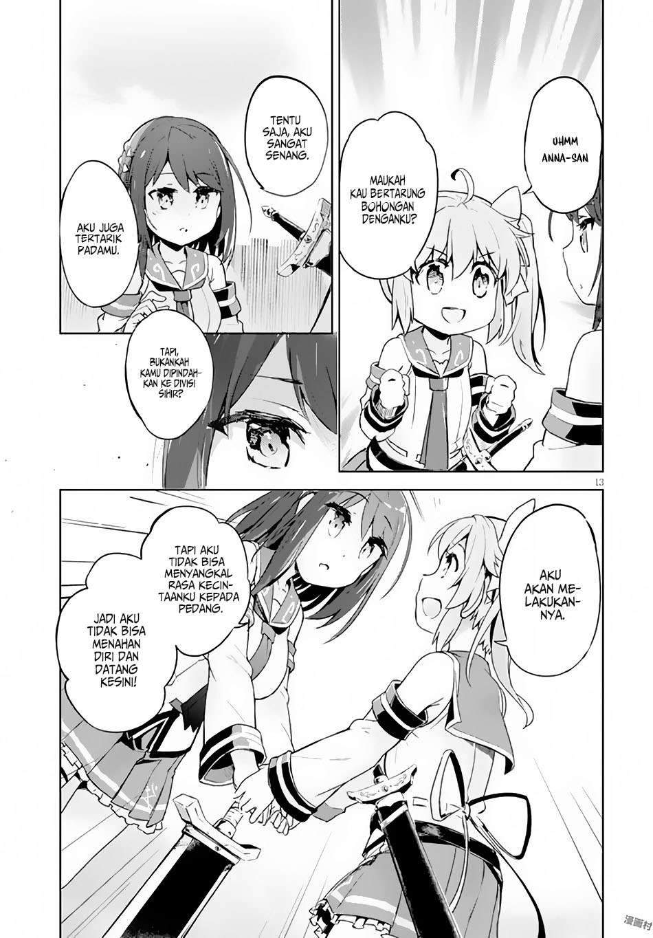 Kenshi wo Mezashite Nyuugaku shita noni Mahou Tekisei 9999 nan desu kedo!? Chapter 4 - halaman 13