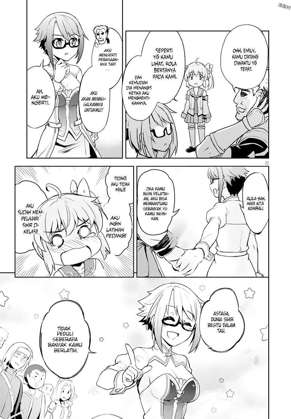 Kenshi wo Mezashite Nyuugaku shita noni Mahou Tekisei 9999 nan desu kedo!? Chapter 4 - halaman 21