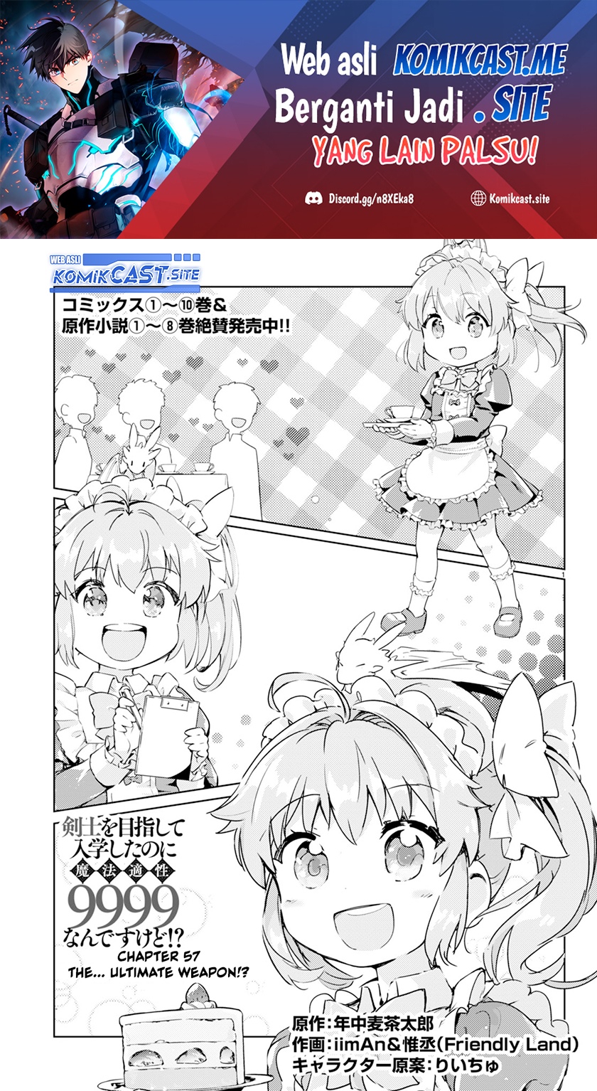 Kenshi wo Mezashite Nyuugaku shita noni Mahou Tekisei 9999 nan desu kedo!? Chapter 57 - halaman 2