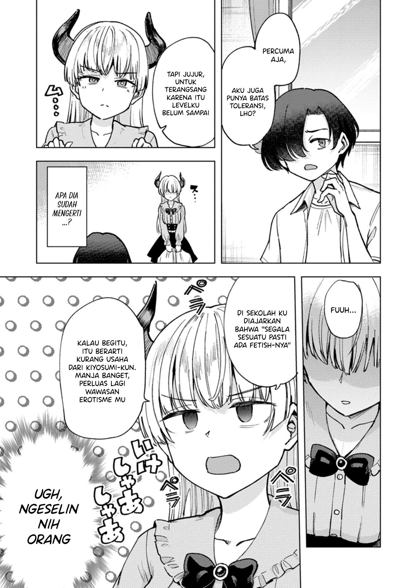 Keppeki Succubus wa xxx ga Okirai Chapter 4 - halaman 8