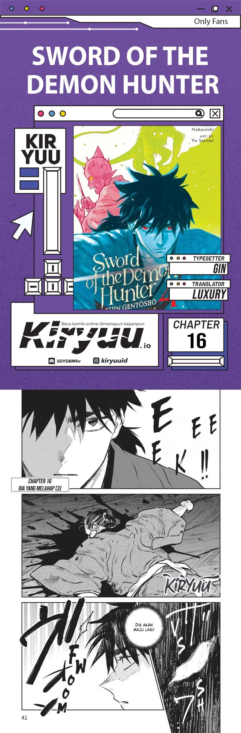 Kijin Gentoushou Chapter 16 - halaman 1