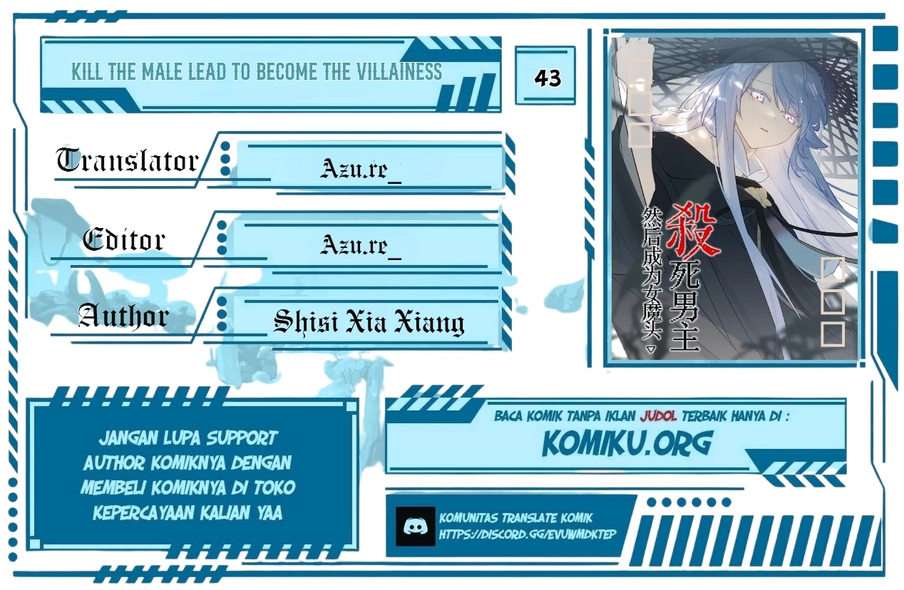 Kill the Male Lead to Become the Villainess Chapter 43 - halaman 1