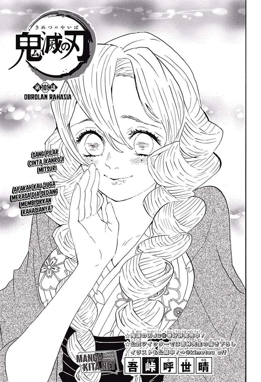 Kimetsu no Yaiba Chapter 101 - halaman 2