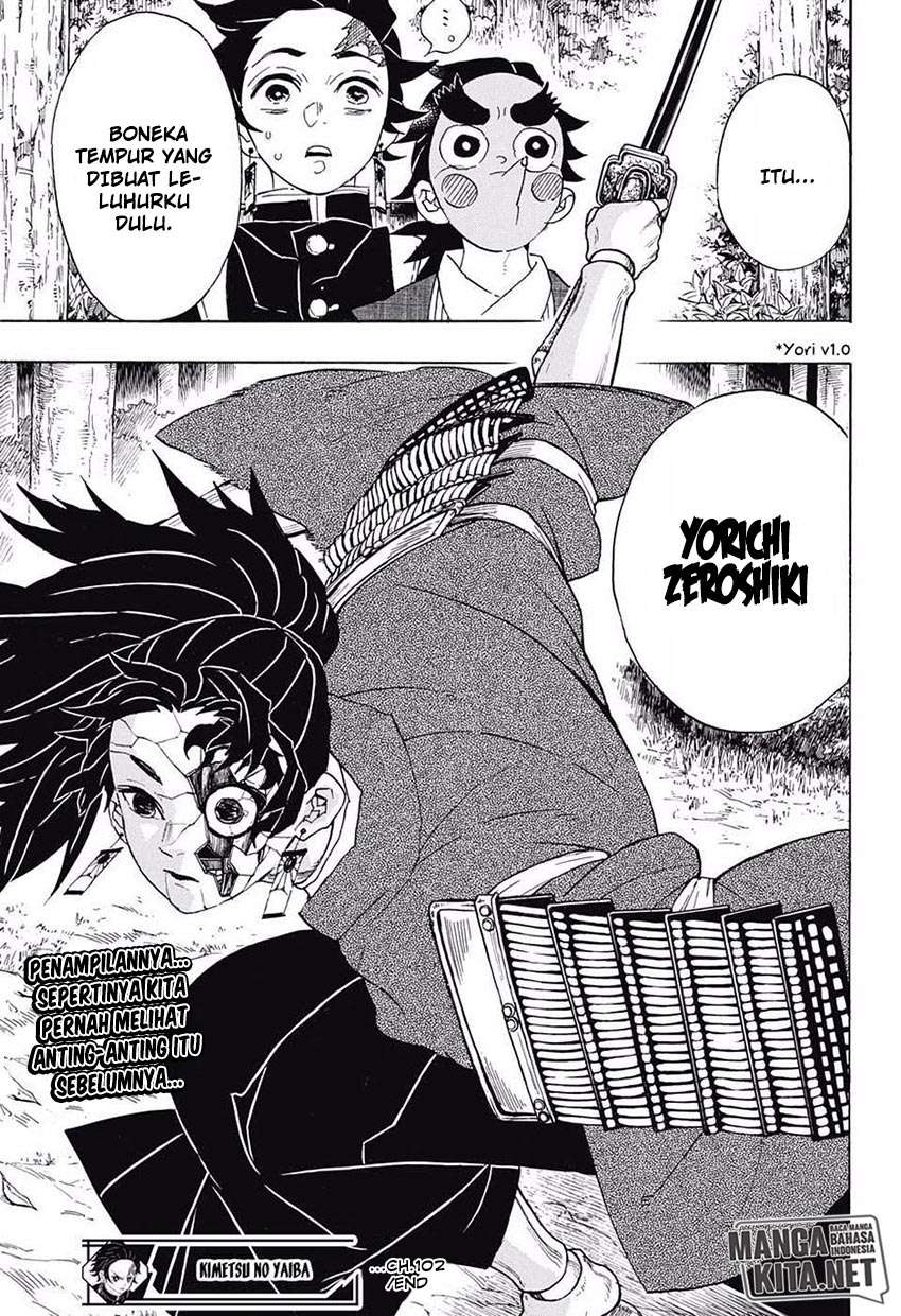 Kimetsu no Yaiba Chapter 102 - halaman 20