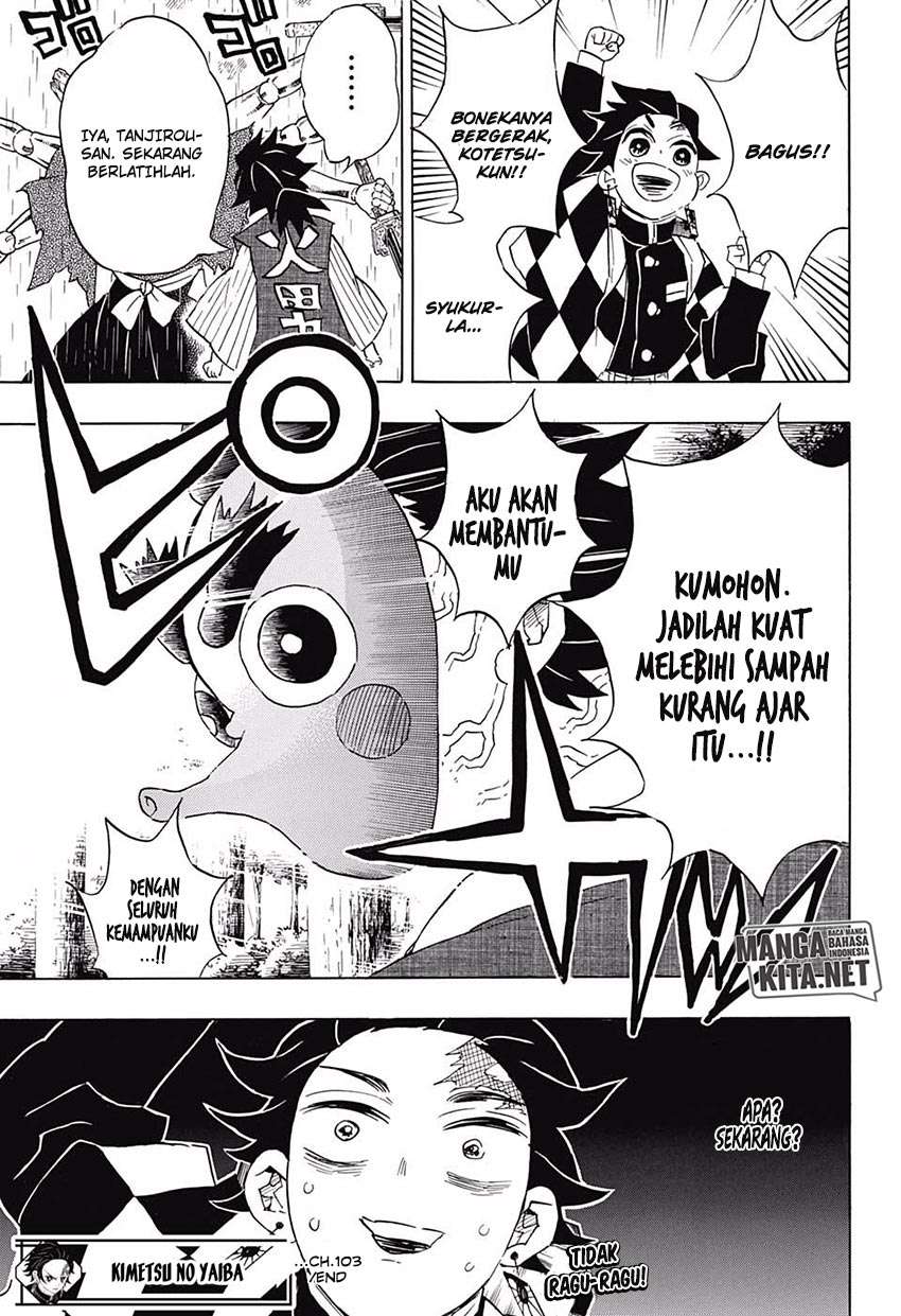 Kimetsu no Yaiba Chapter 103 - halaman 20