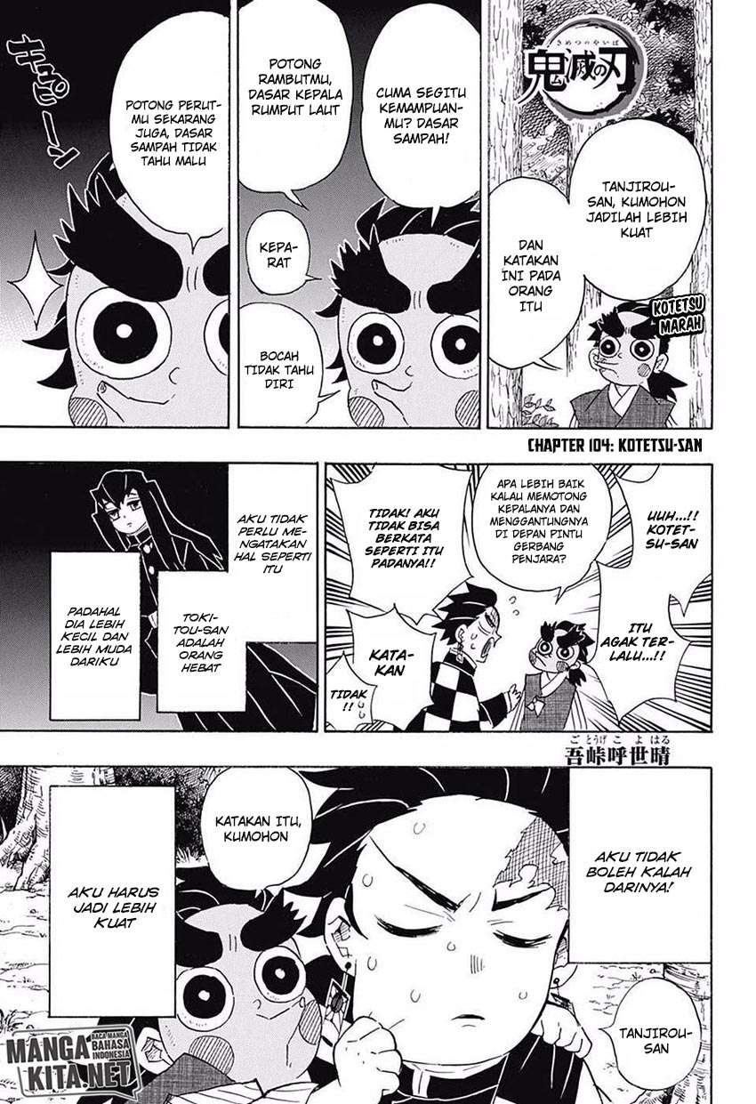 Kimetsu no Yaiba Chapter 104 - halaman 2