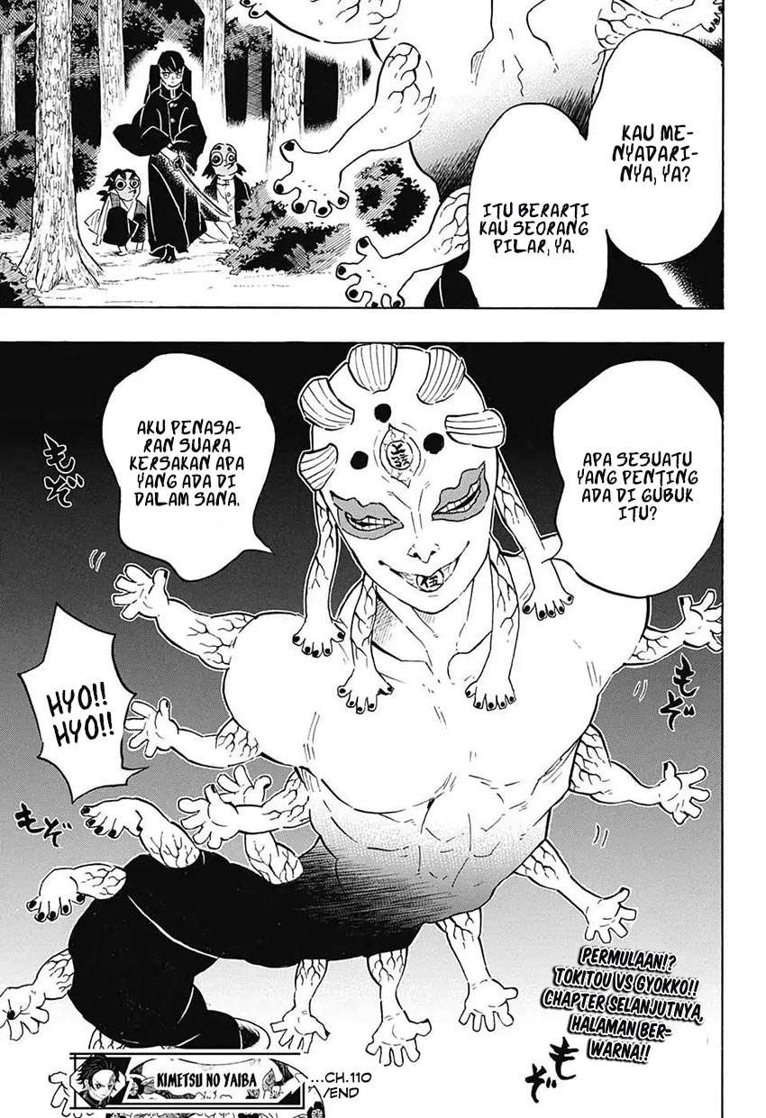 Kimetsu no Yaiba Chapter 110 - halaman 20