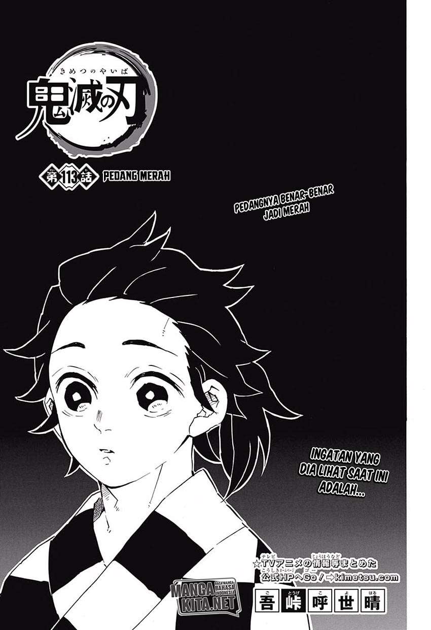 Kimetsu no Yaiba Chapter 113 - halaman 2