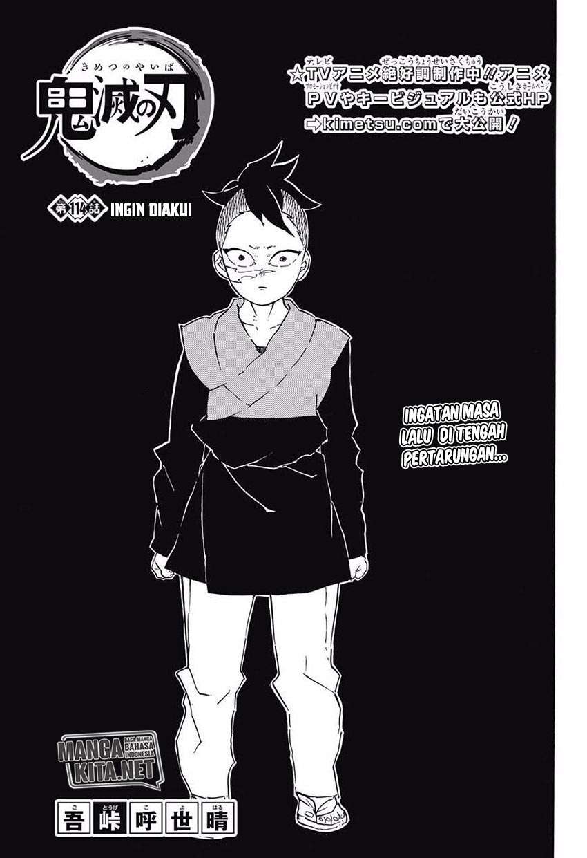 Kimetsu no Yaiba Chapter 114 - halaman 2