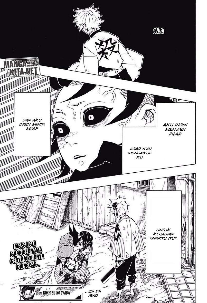 Kimetsu no Yaiba Chapter 114 - halaman 20