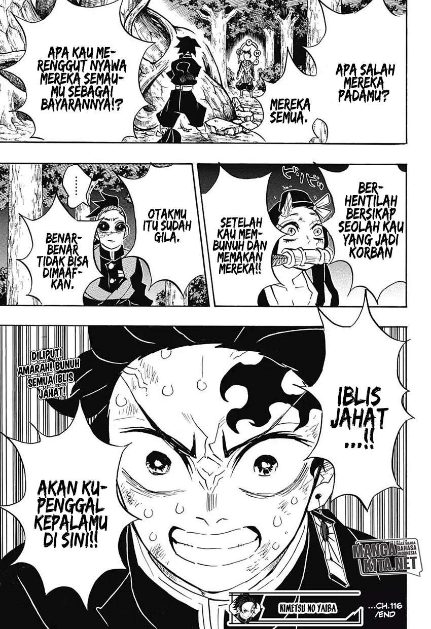 Kimetsu no Yaiba Chapter 116 - halaman 19