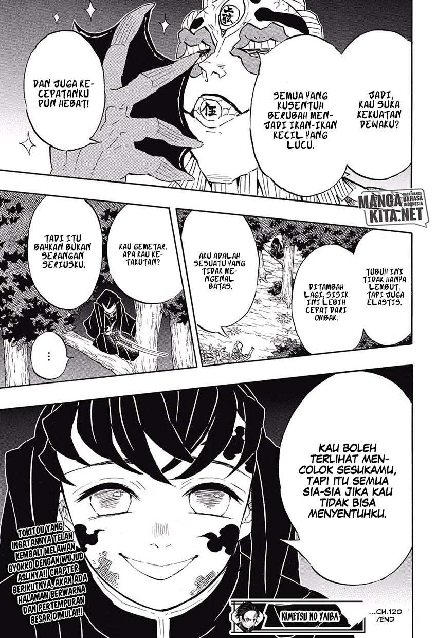 Kimetsu no Yaiba Chapter 120 - halaman 20