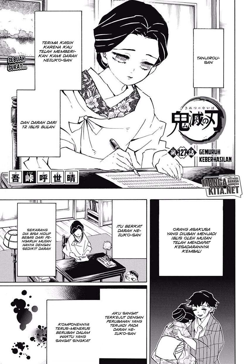 Kimetsu no Yaiba Chapter 127 - halaman 2