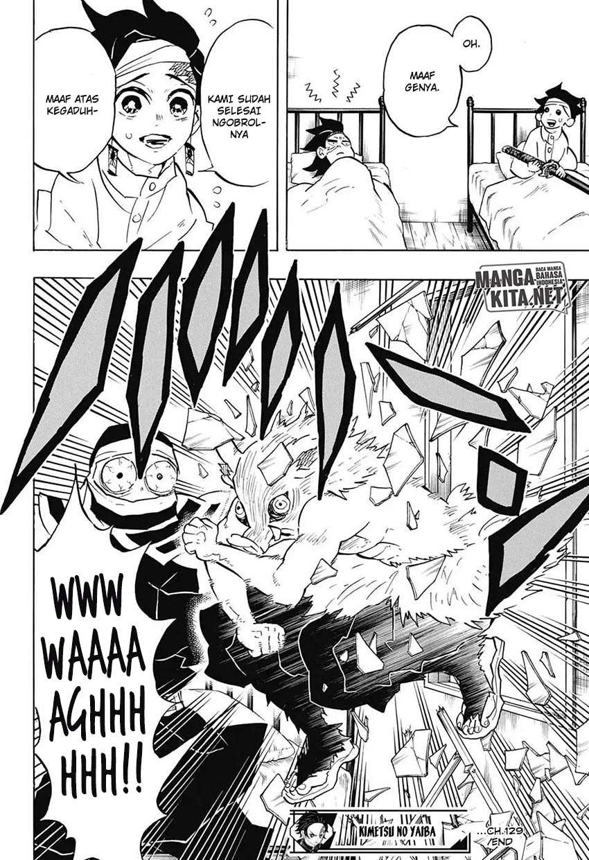 Kimetsu no Yaiba Chapter 129 - halaman 19
