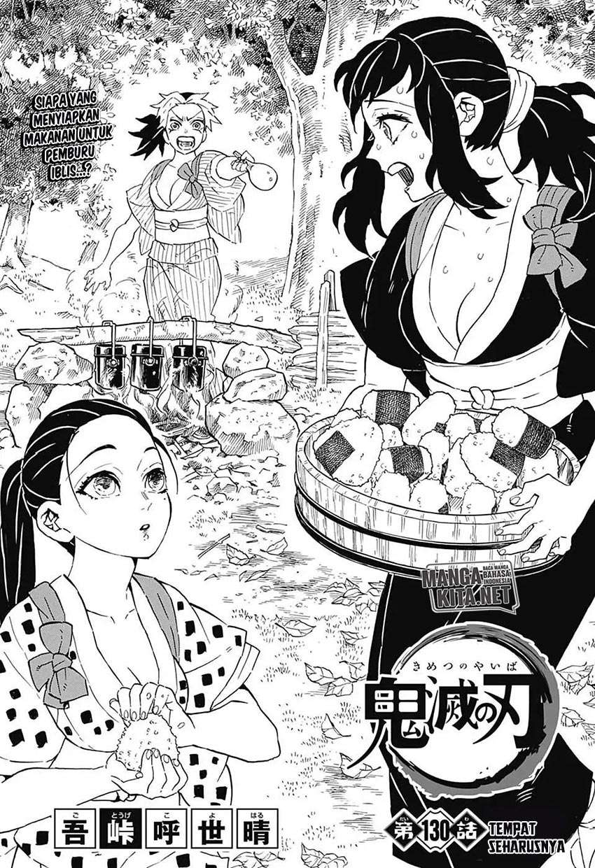 Kimetsu no Yaiba Chapter 130 - halaman 2