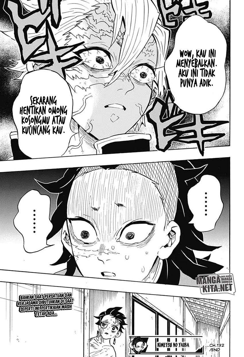 Kimetsu no Yaiba Chapter 132 - halaman 20