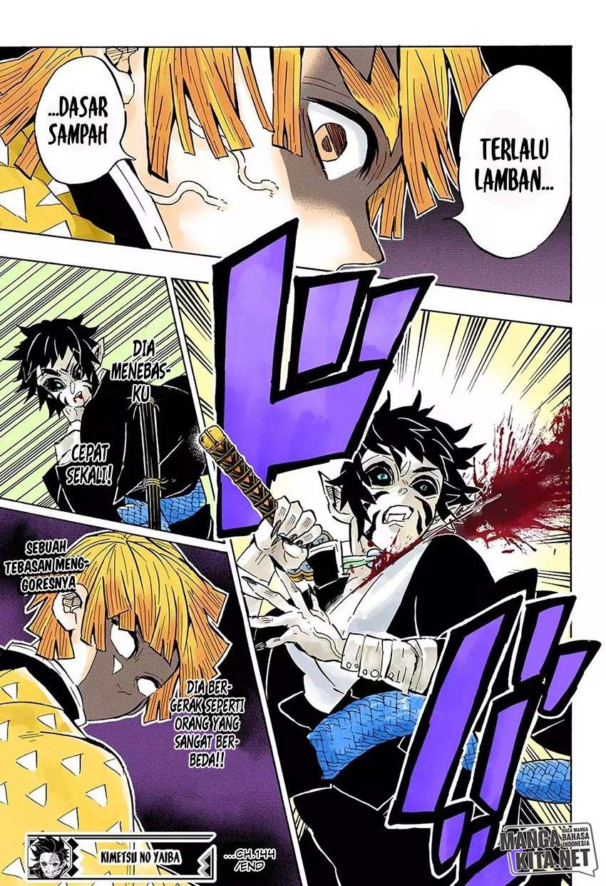 Kimetsu no Yaiba Chapter 144 - halaman 20