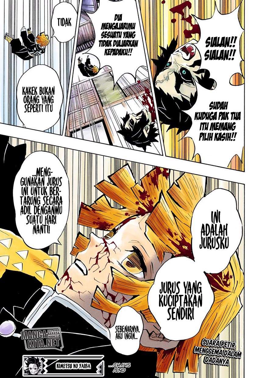 Kimetsu no Yaiba Chapter 145 - halaman 18