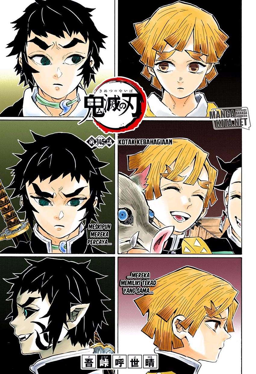 Kimetsu no Yaiba Chapter 145 - halaman 2