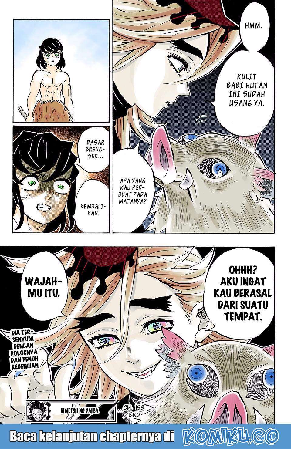 Kimetsu no Yaiba Chapter 159 - halaman 20