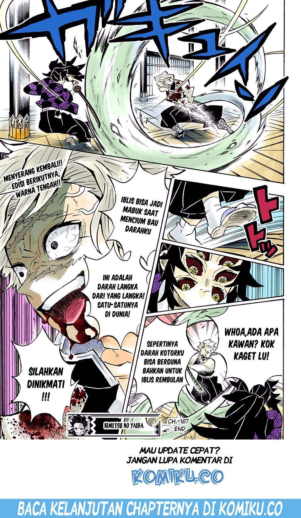 Kimetsu no Yaiba Chapter 167 - halaman 19