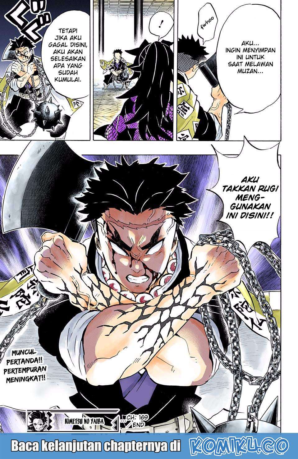 Kimetsu no Yaiba Chapter 169 - halaman 18