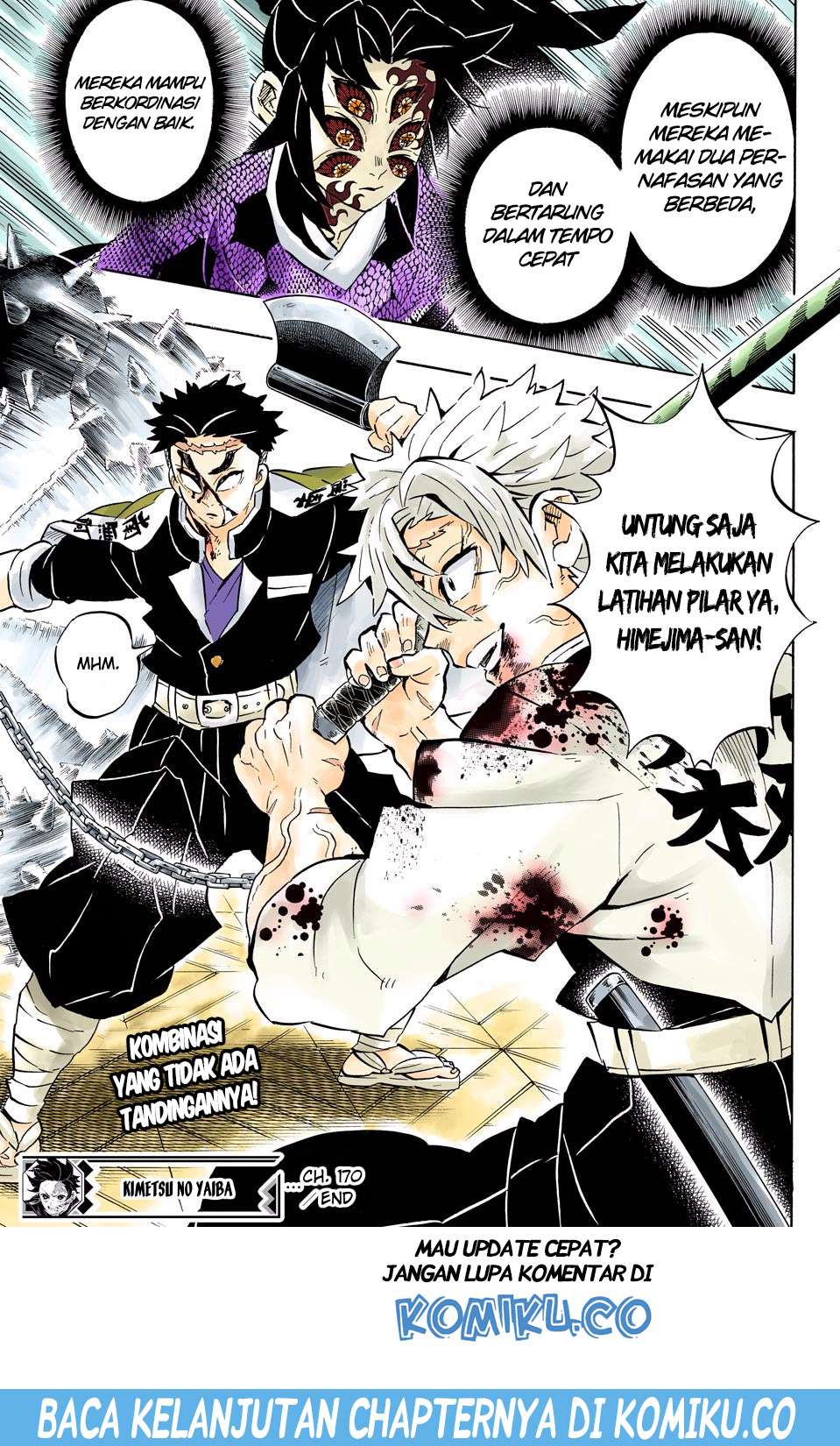 Kimetsu no Yaiba Chapter 170 - halaman 20