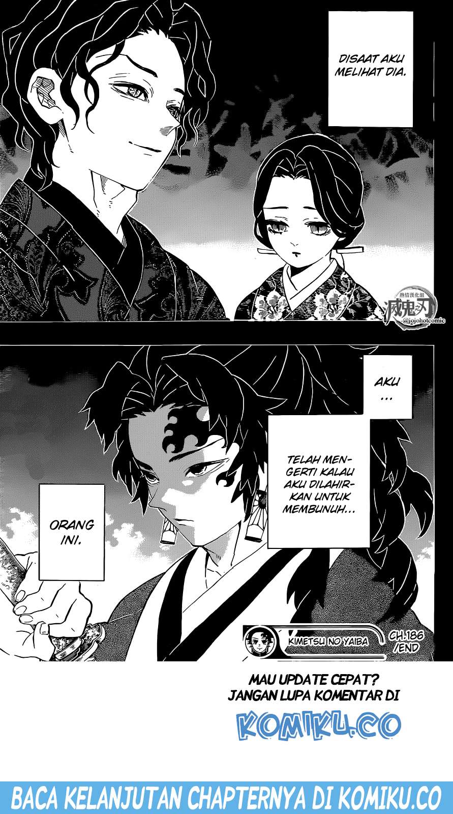 Kimetsu no Yaiba Chapter 186 - halaman 20