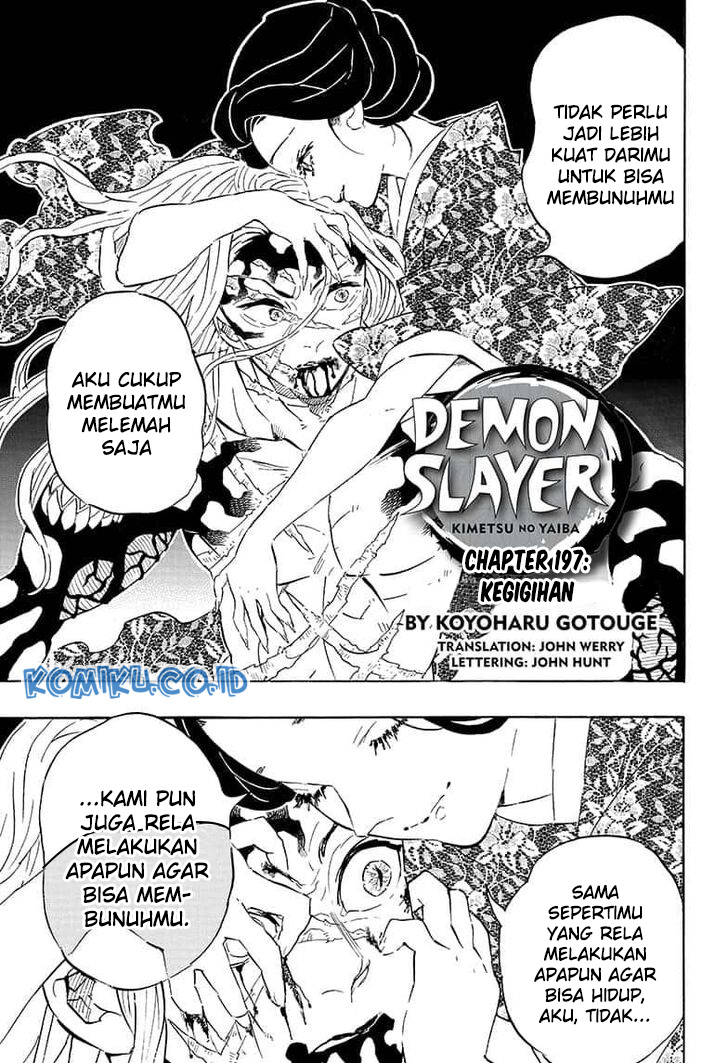 Kimetsu no Yaiba Chapter 197 - halaman 2