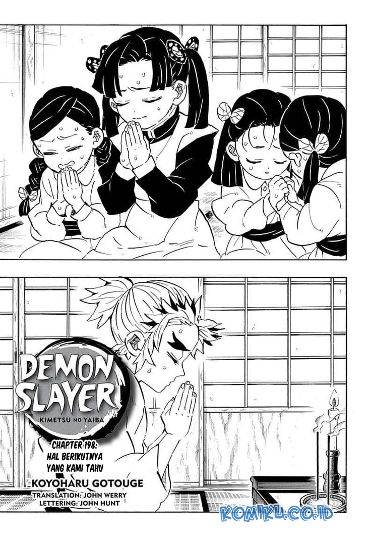 Kimetsu no Yaiba Chapter 198 - halaman 2