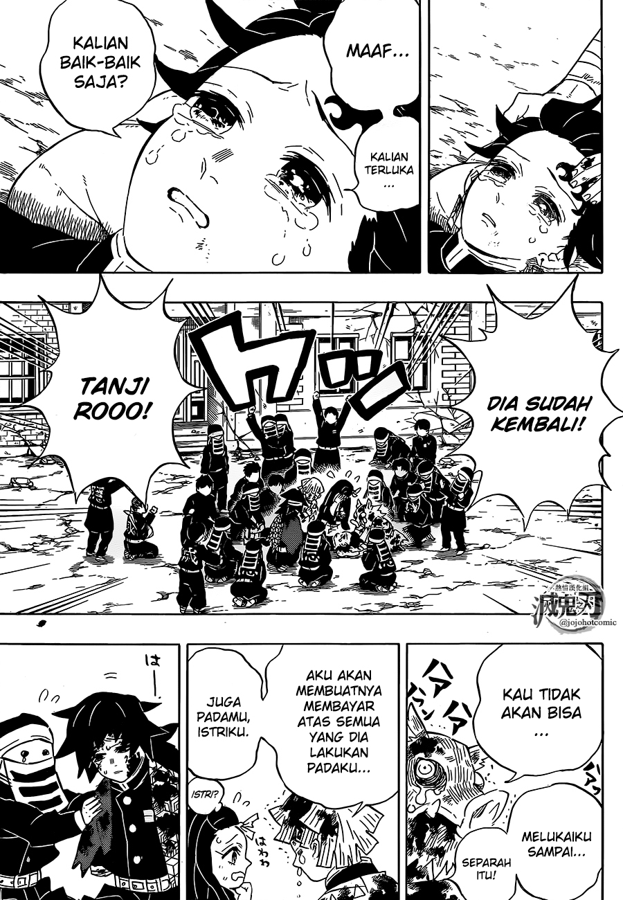 Kimetsu no Yaiba Chapter 203 - halaman 18