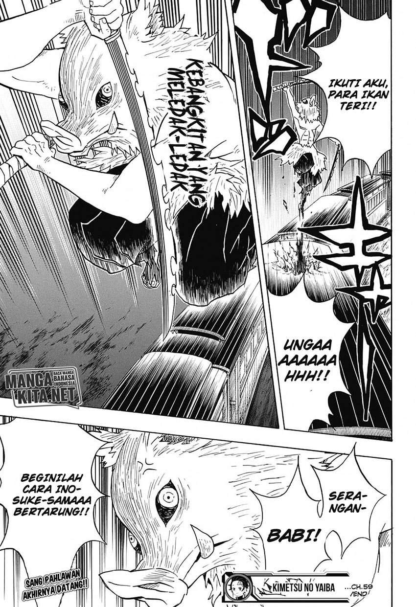 Kimetsu no Yaiba Chapter 59 - halaman 22