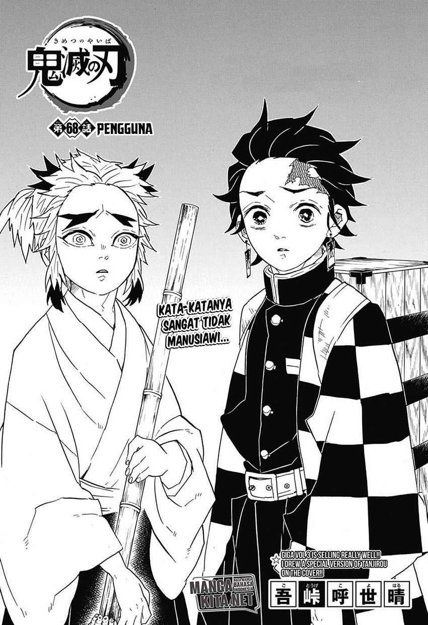 Kimetsu no Yaiba Chapter 68 - halaman 2