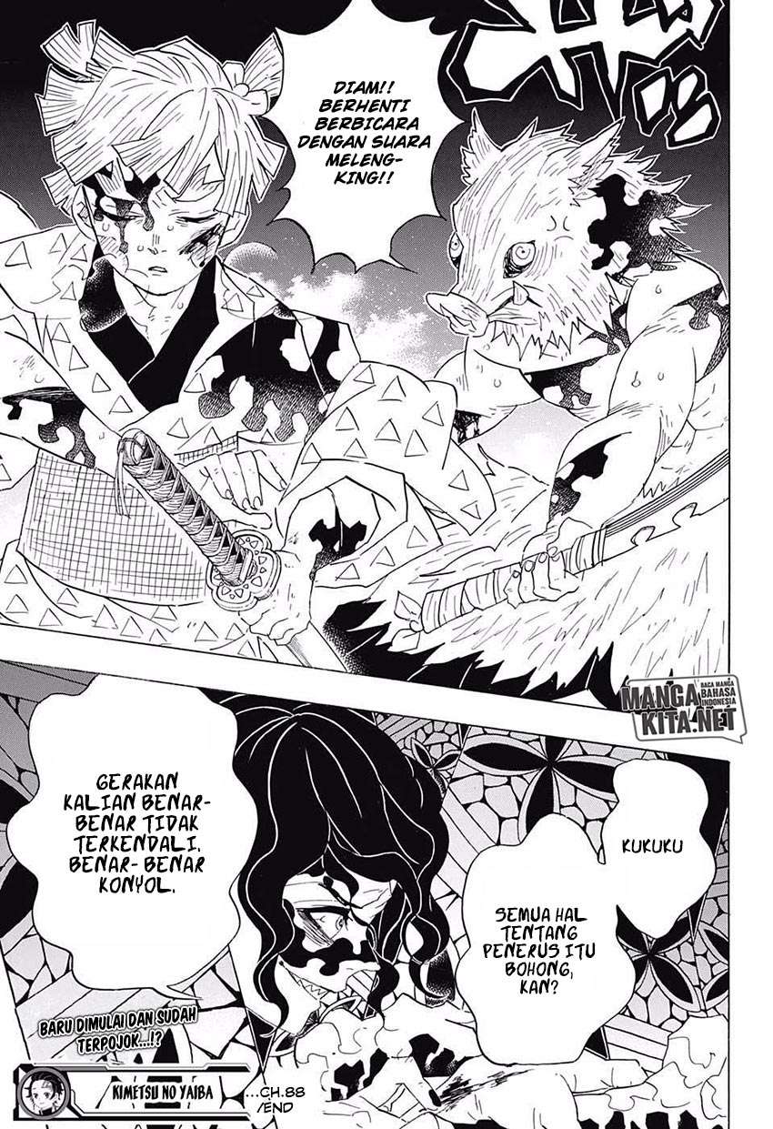 Kimetsu no Yaiba Chapter 88 - halaman 20
