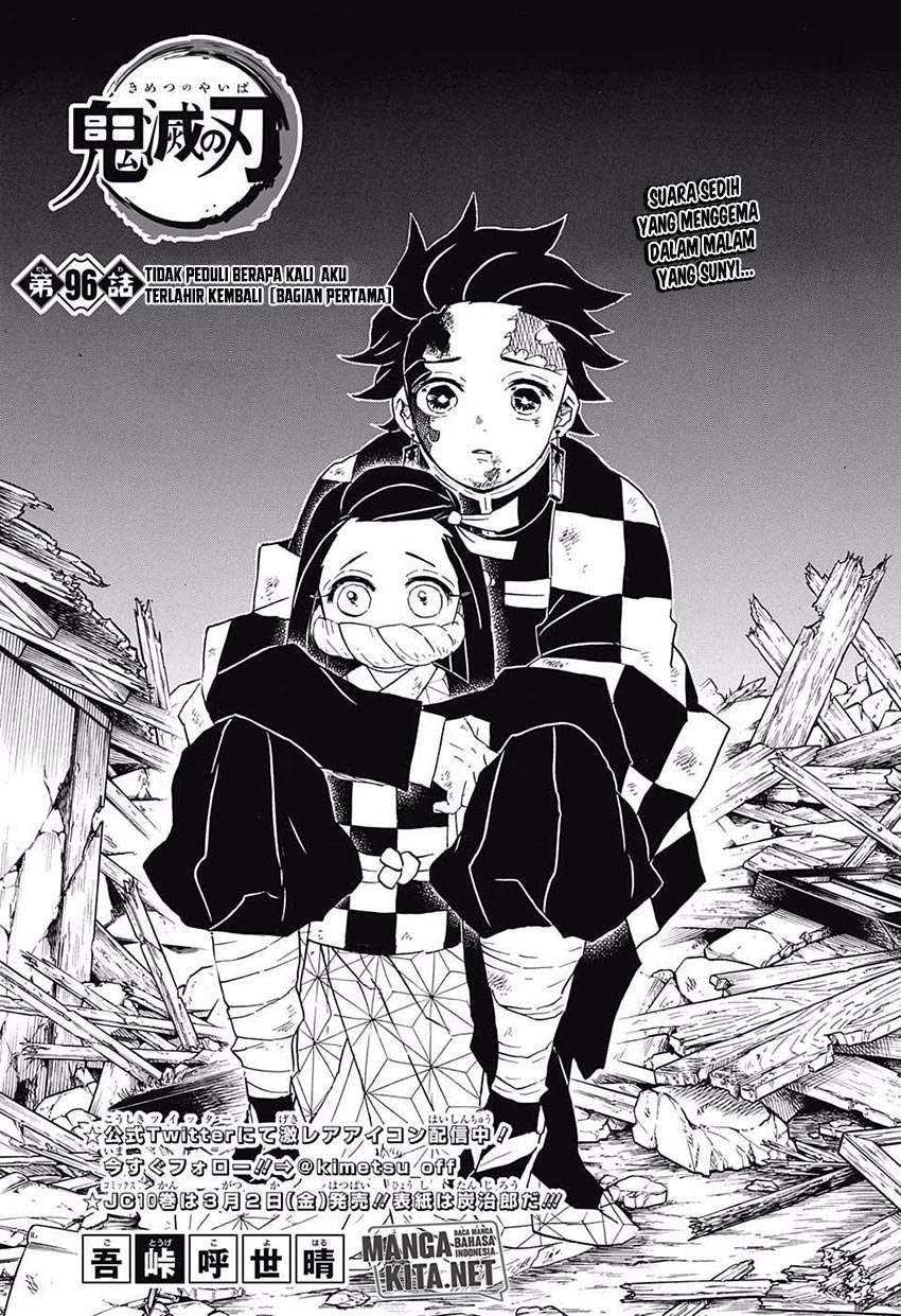 Kimetsu no Yaiba Chapter 96 - halaman 2