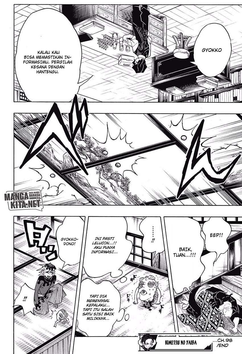 Kimetsu no Yaiba Chapter 98 - halaman 19
