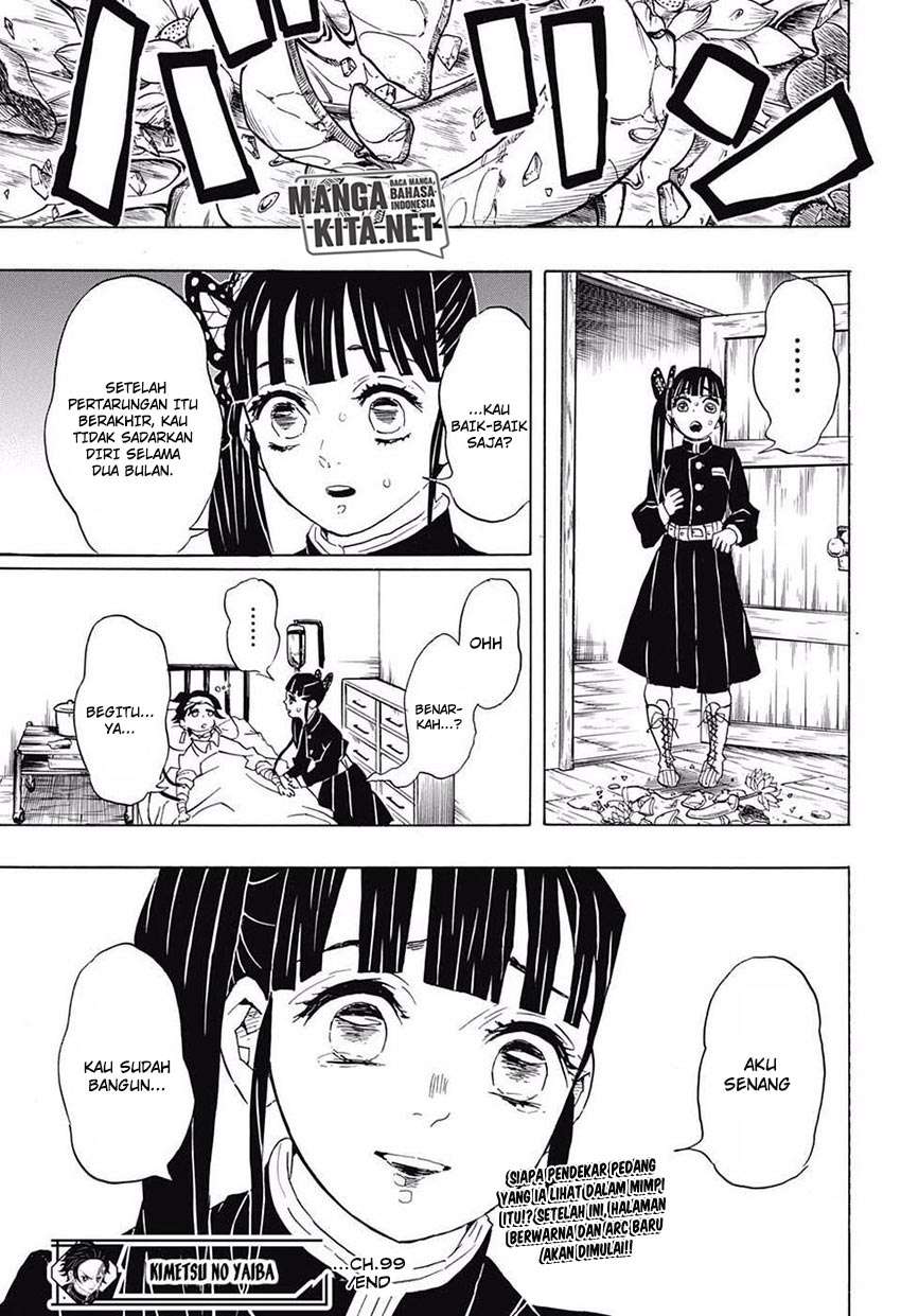 Kimetsu no Yaiba Chapter 99 - halaman 20