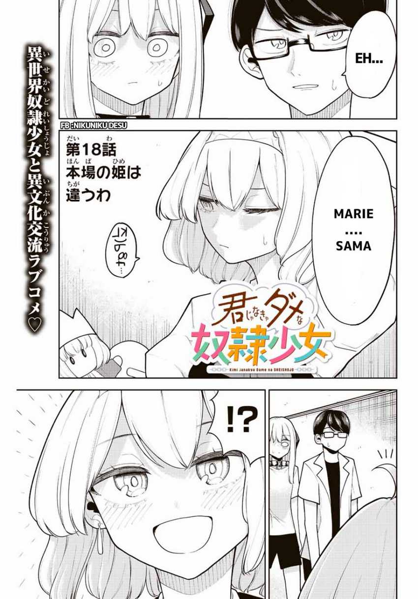 Kimi ja Nakya Dame na Dorei Shoujo Chapter 18 - halaman 2
