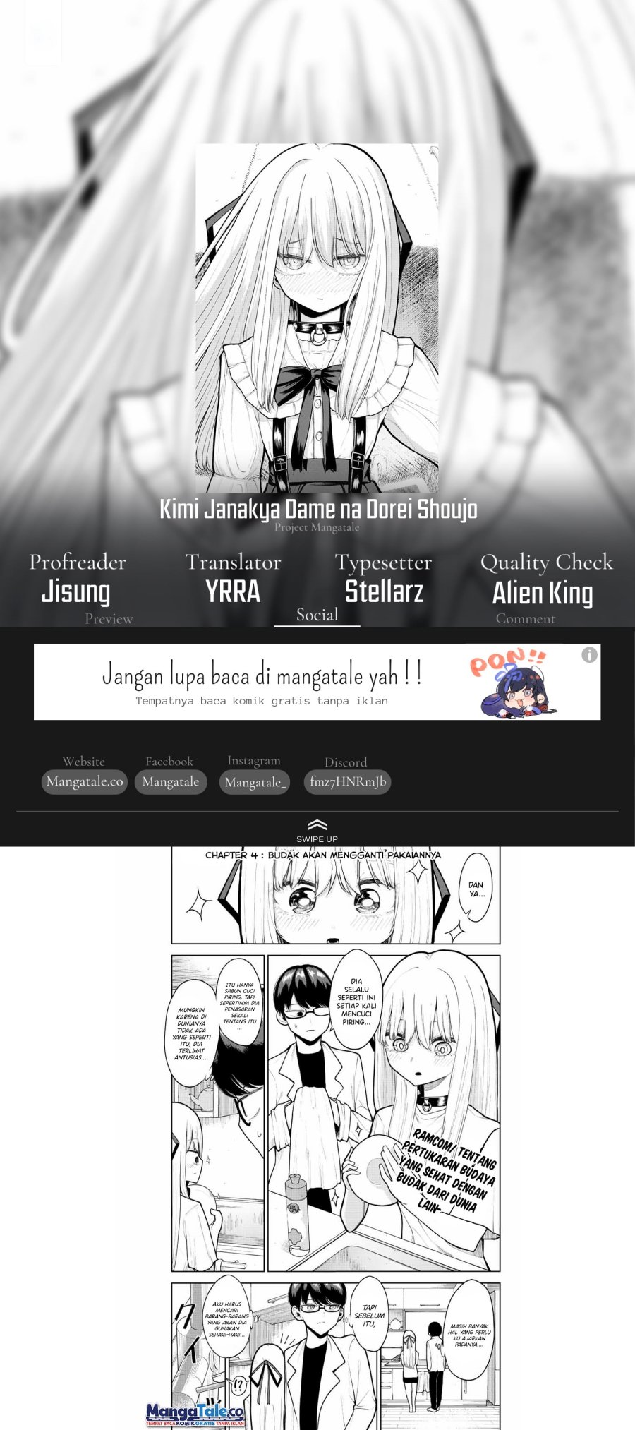 Kimi ja Nakya Dame na Dorei Shoujo Chapter 4 - halaman 1