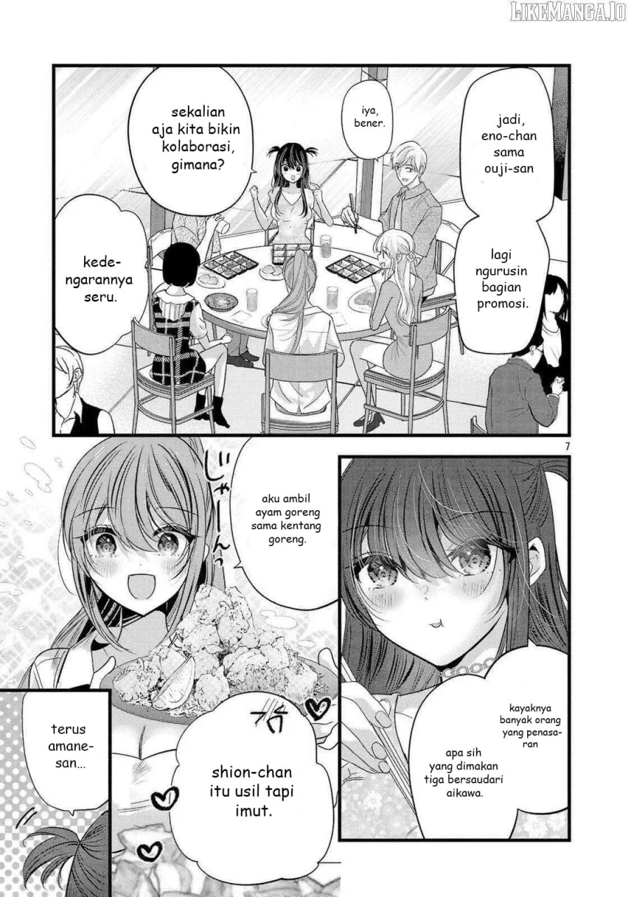 Kimi ni Koisuru Sanshimai Chapter 16.5 - halaman 8