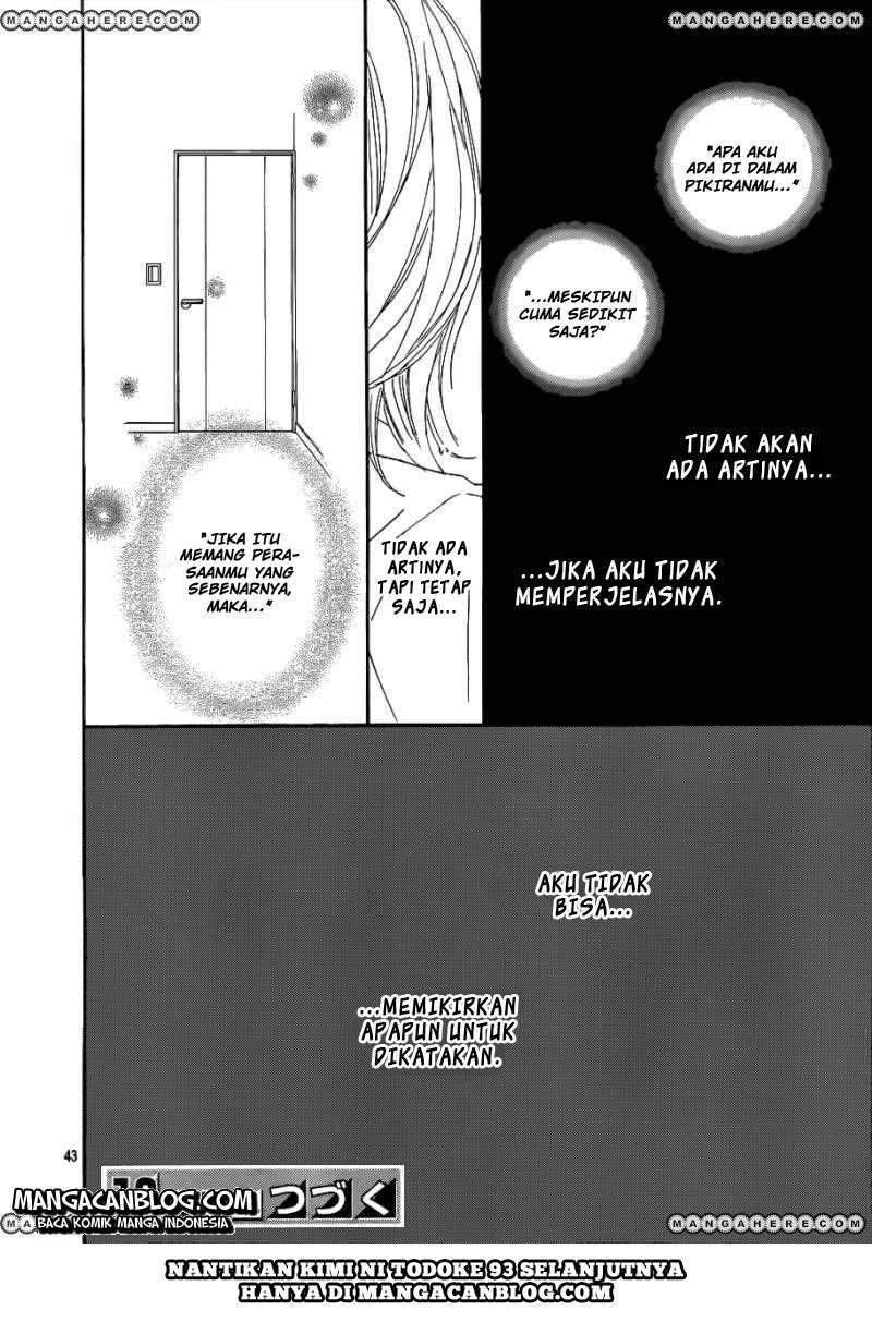 Kimi ni Todoke Chapter 92 - halaman 44