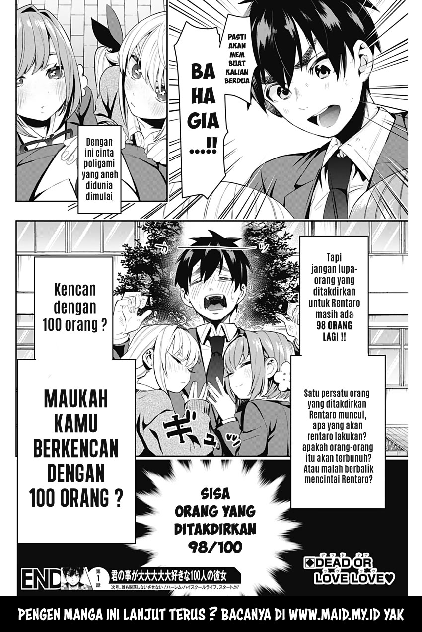 Kimi no Koto ga Dai Dai Dai Dai Daisuki na 100-ri no Kanojo Chapter 1 - halaman 63