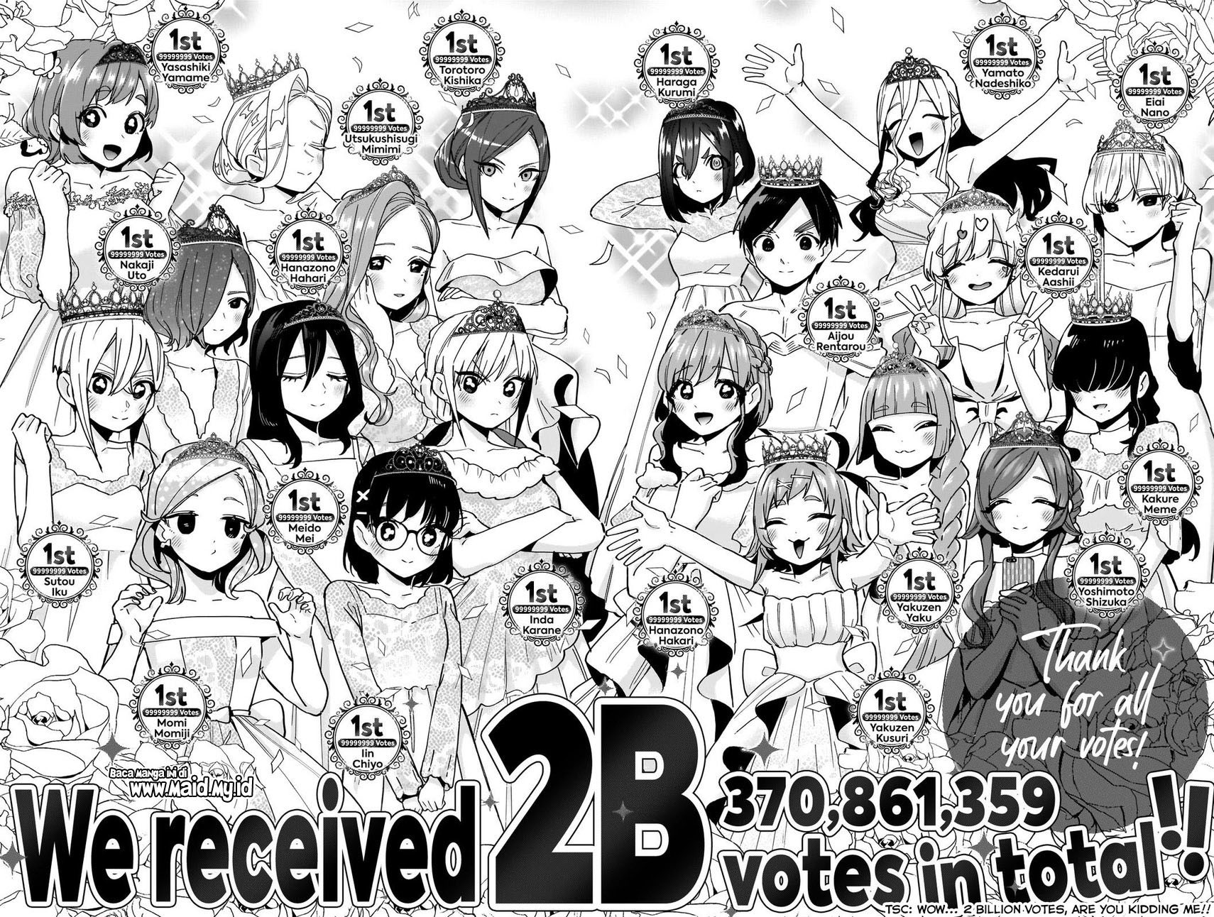 Kimi no Koto ga Dai Dai Dai Dai Daisuki na 100-ri no Kanojo Chapter 100 - halaman 23