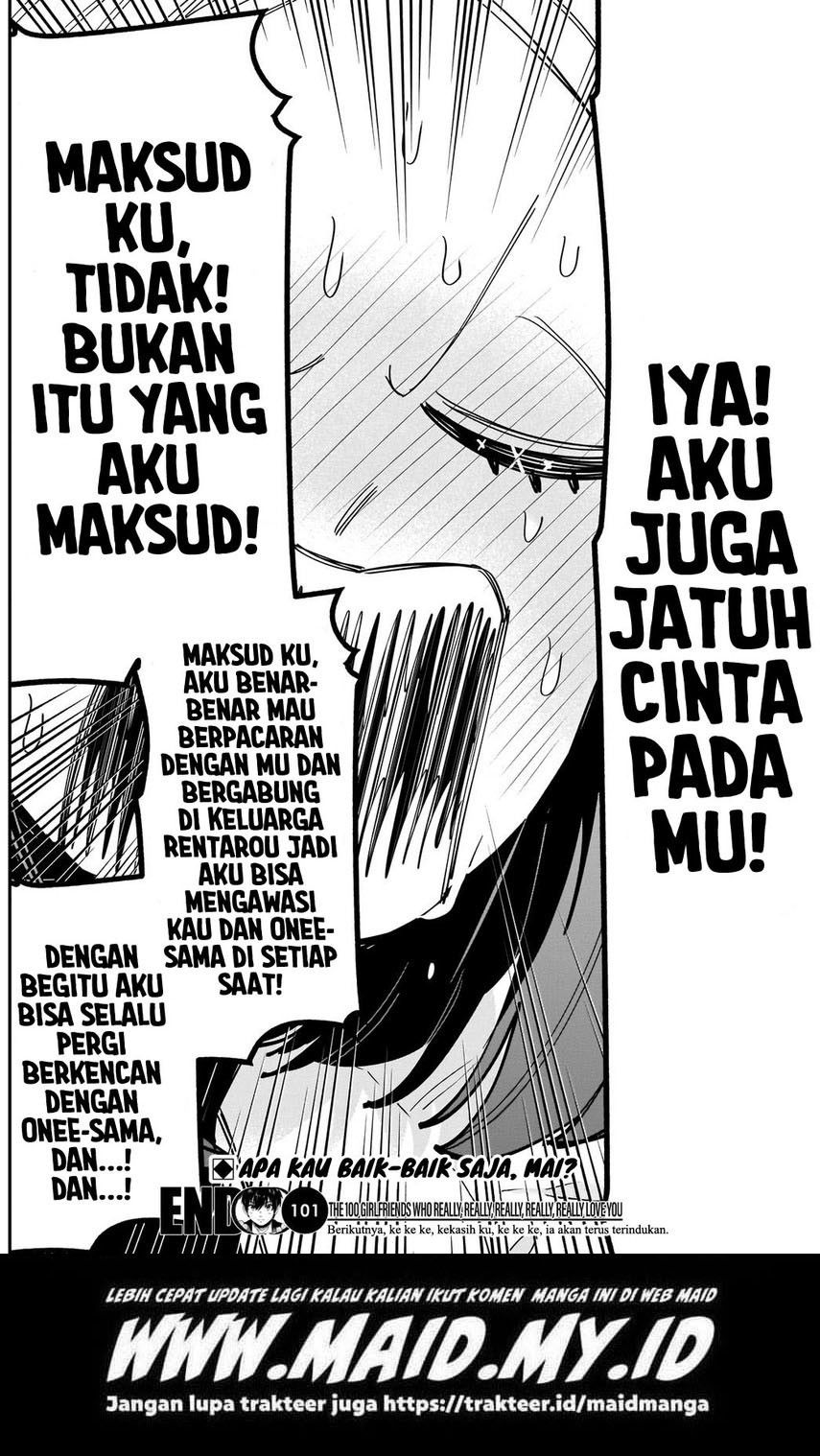 Kimi no Koto ga Dai Dai Dai Dai Daisuki na 100-ri no Kanojo Chapter 101 - halaman 22