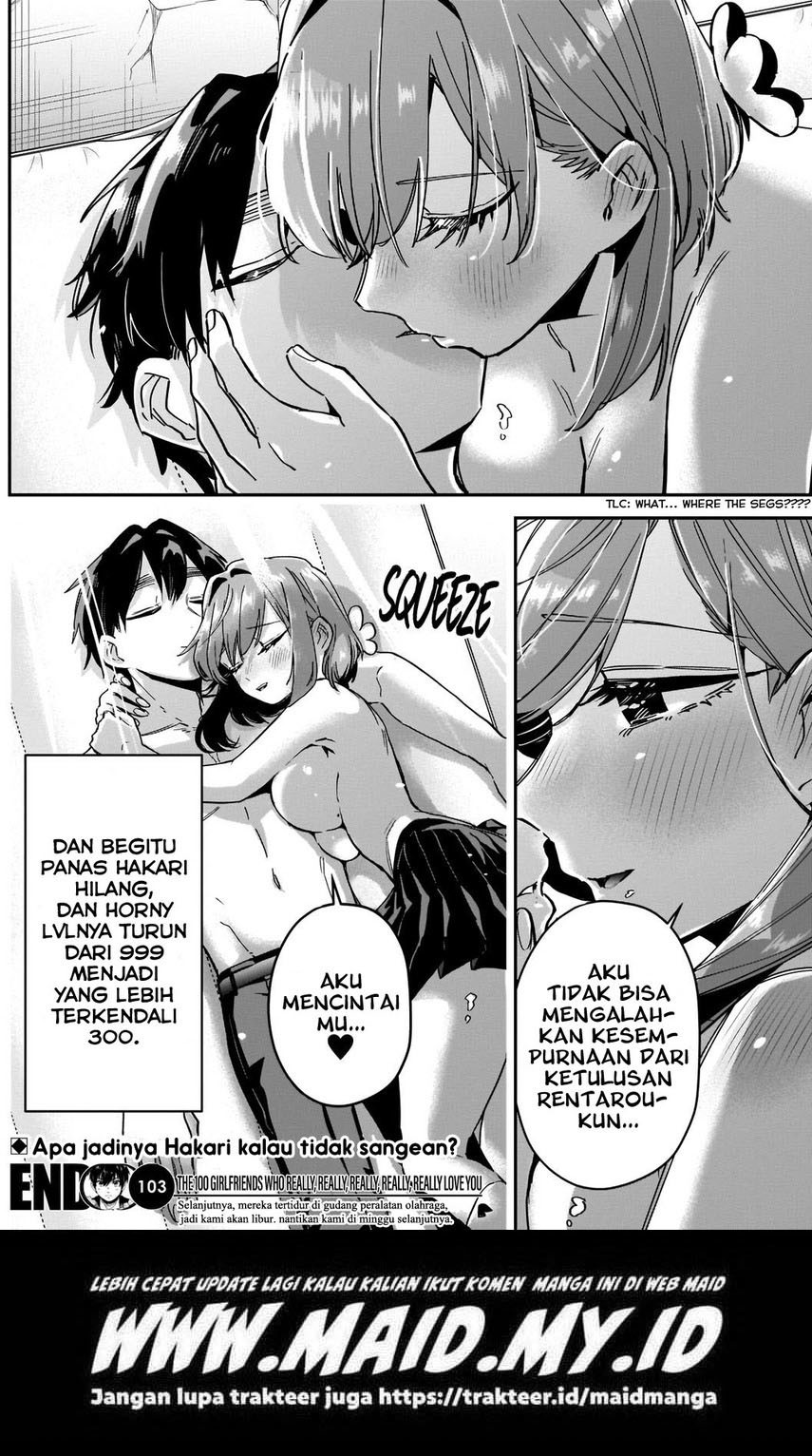 Kimi no Koto ga Dai Dai Dai Dai Daisuki na 100-ri no Kanojo Chapter 103 - halaman 10
