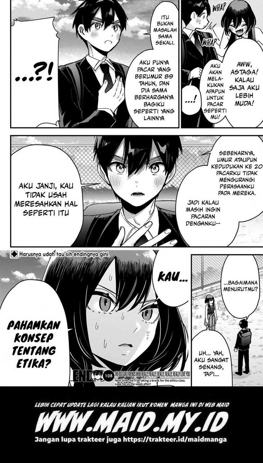 Kimi no Koto ga Dai Dai Dai Dai Daisuki na 100-ri no Kanojo Chapter 108 - halaman 18