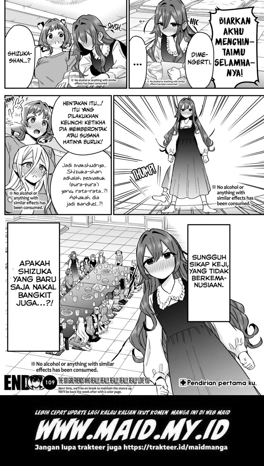 Kimi no Koto ga Dai Dai Dai Dai Daisuki na 100-ri no Kanojo Chapter 109 - halaman 21