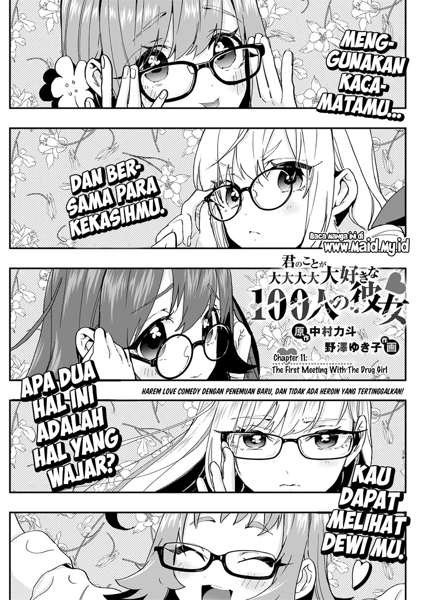 Kimi no Koto ga Dai Dai Dai Dai Daisuki na 100-ri no Kanojo Chapter 11 - halaman 9