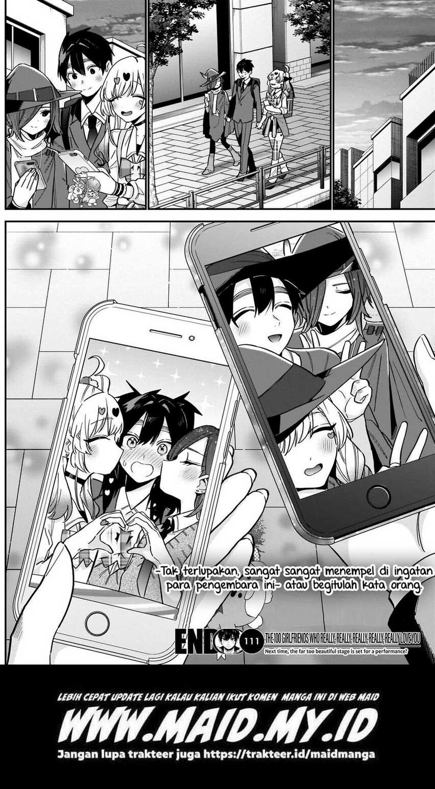 Kimi no Koto ga Dai Dai Dai Dai Daisuki na 100-ri no Kanojo Chapter 111 - halaman 22