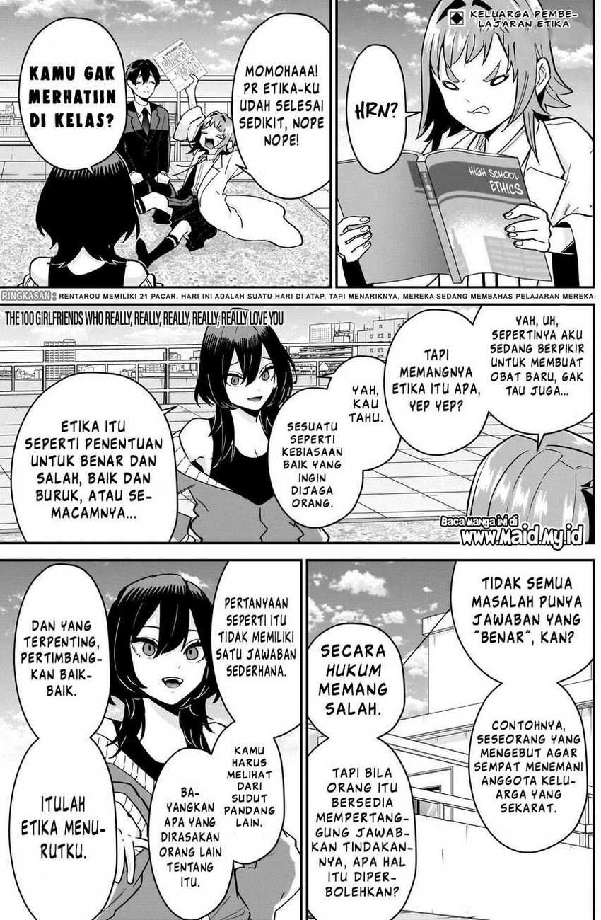 Kimi no Koto ga Dai Dai Dai Dai Daisuki na 100-ri no Kanojo Chapter 113 - halaman 3